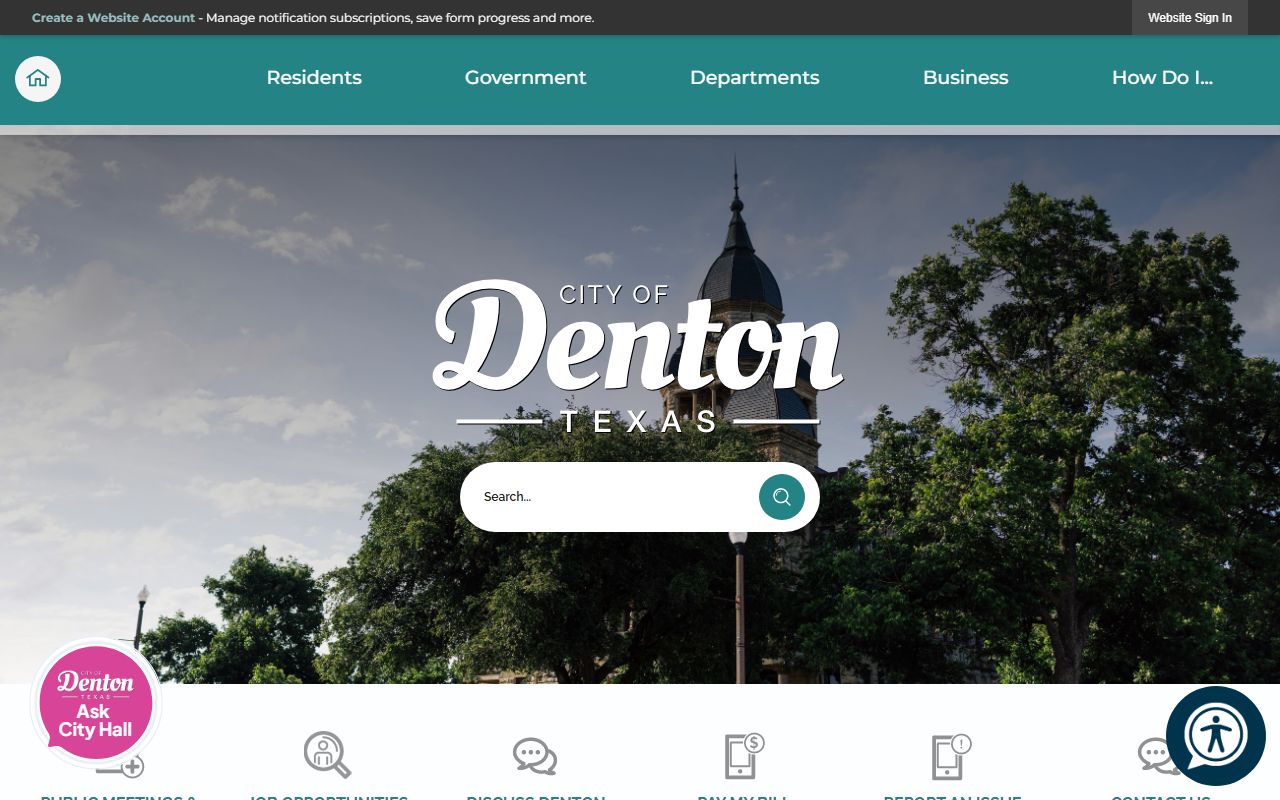 Denton dissolution of marriage city official resources Denton County