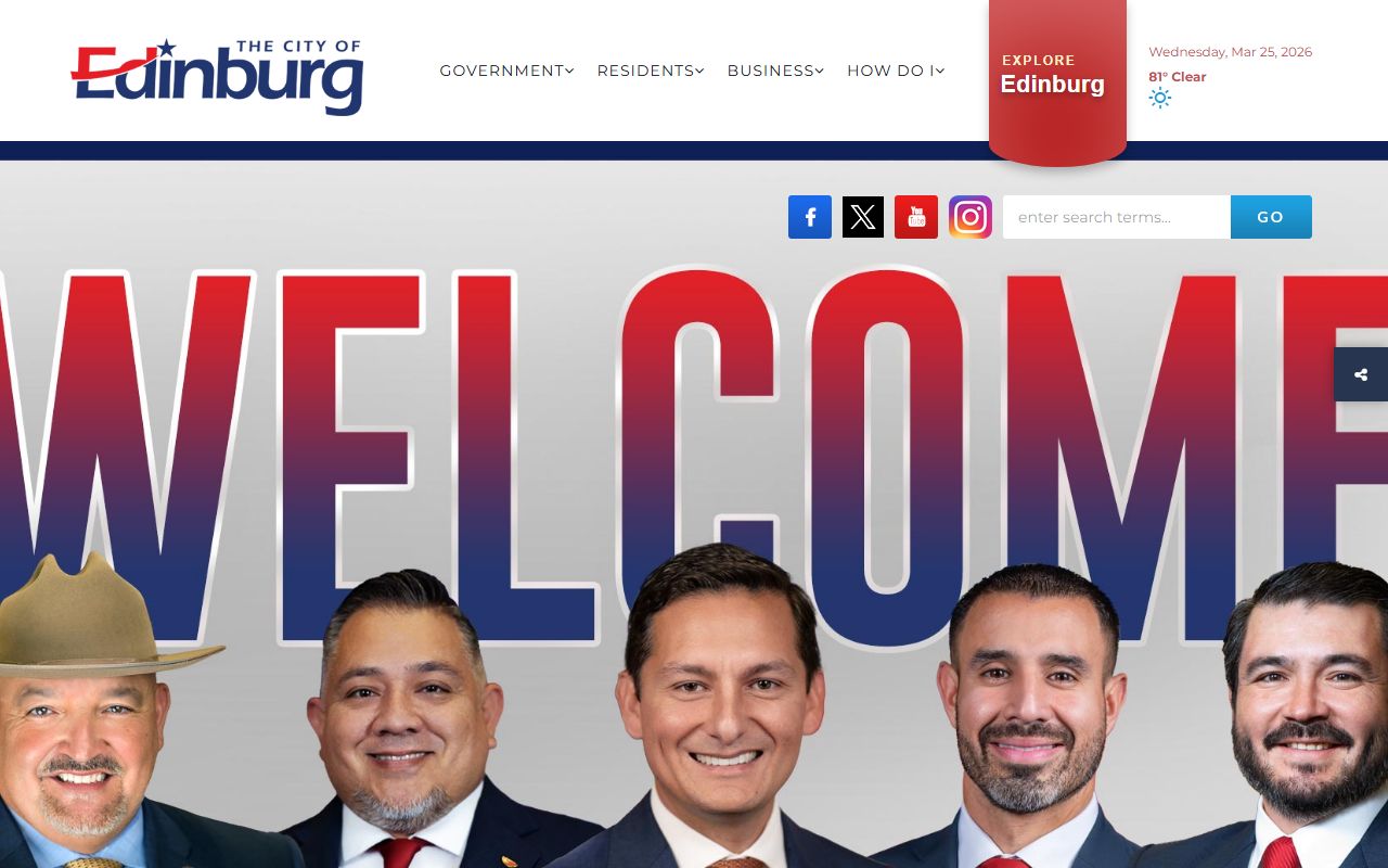 Edinburg dissolution of marriage city services