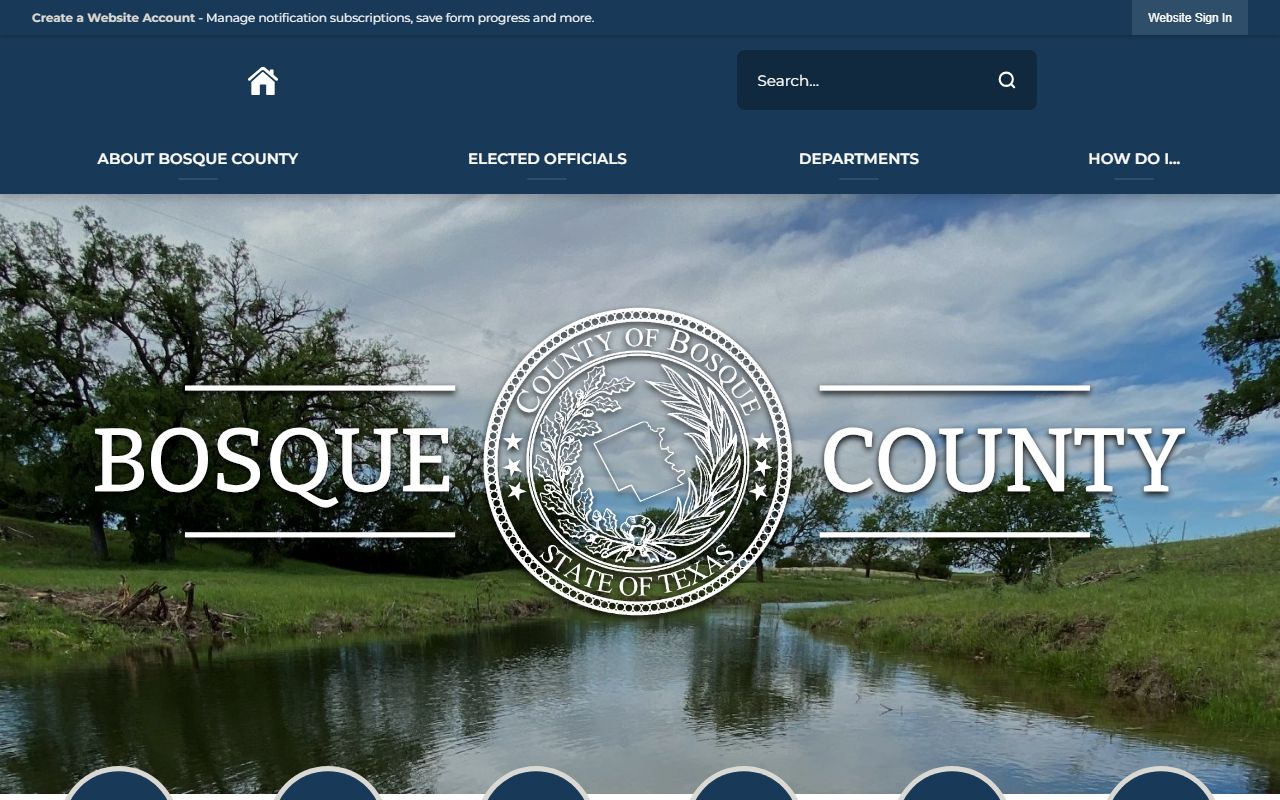 bosque county official website dissolution of marriage