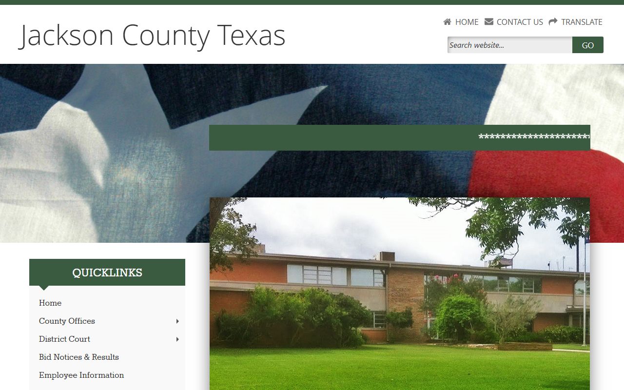 Jackson County official website for dissolution of marriage District Clerk contact in Edna