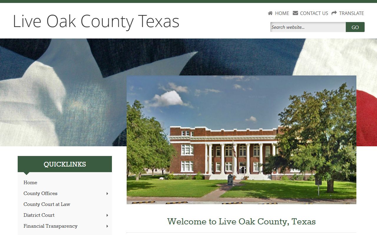 Live Oak County official website for dissolution of marriage records