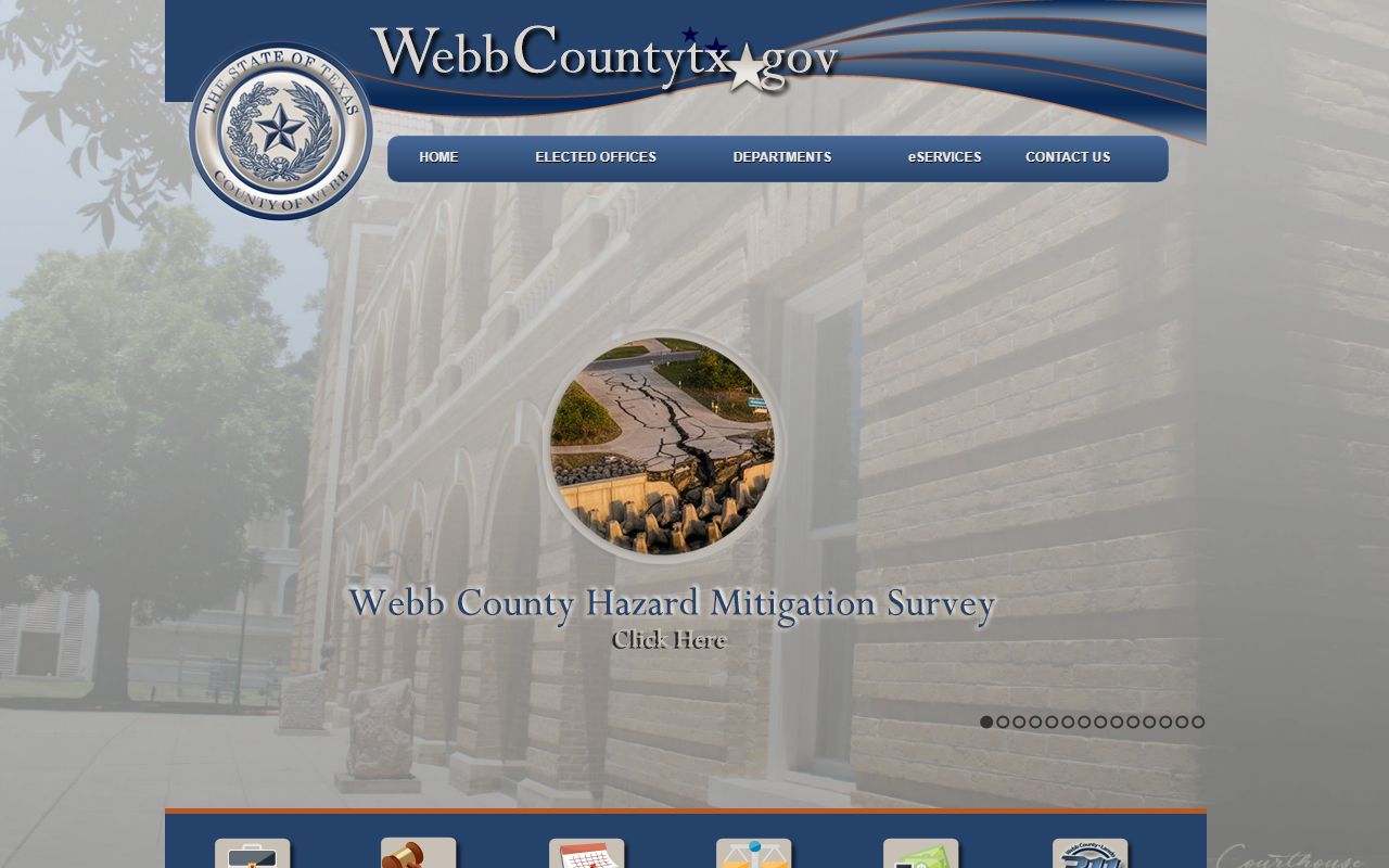 Webb County official website dissolution of marriage records Laredo