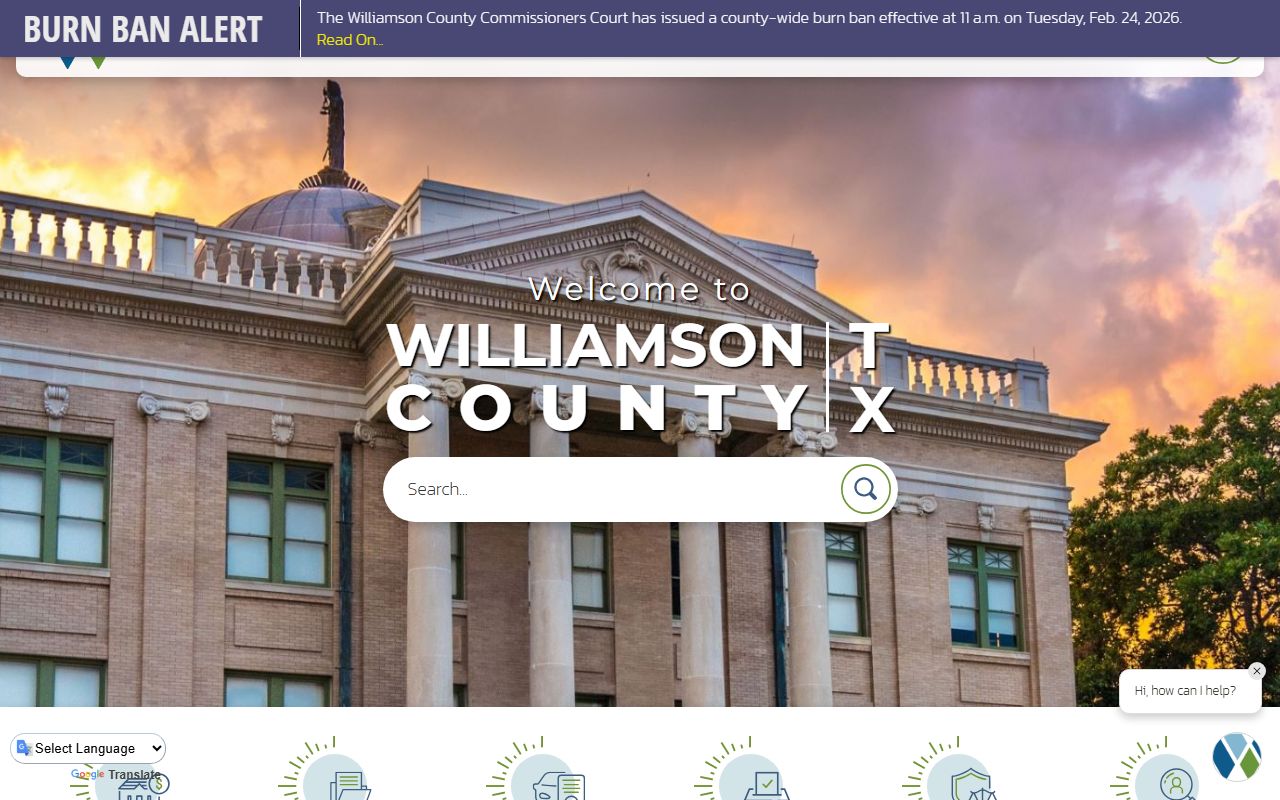 Georgetown Williamson County dissolution of marriage official records