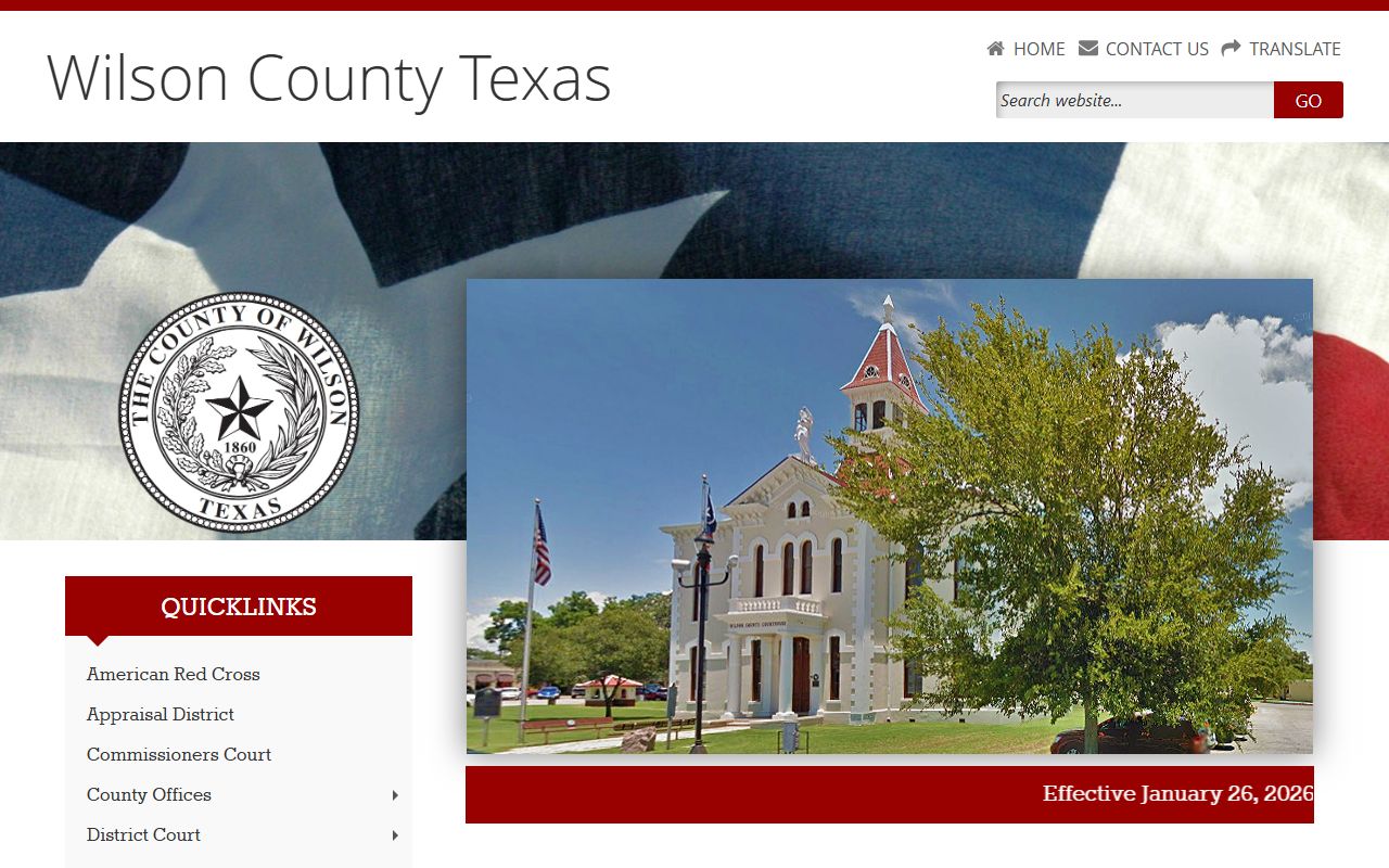 Wilson County Official Website - Dissolution of Marriage Records